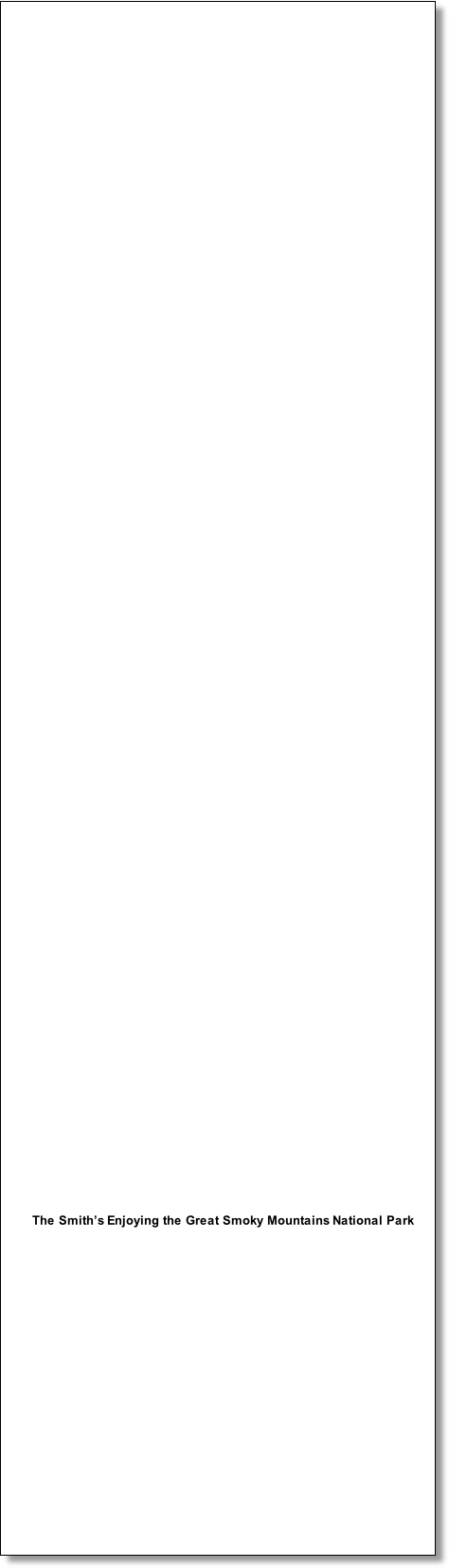 The Smith’s Enjoying the Great Smoky Mountains National Park